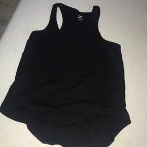 Black tank top